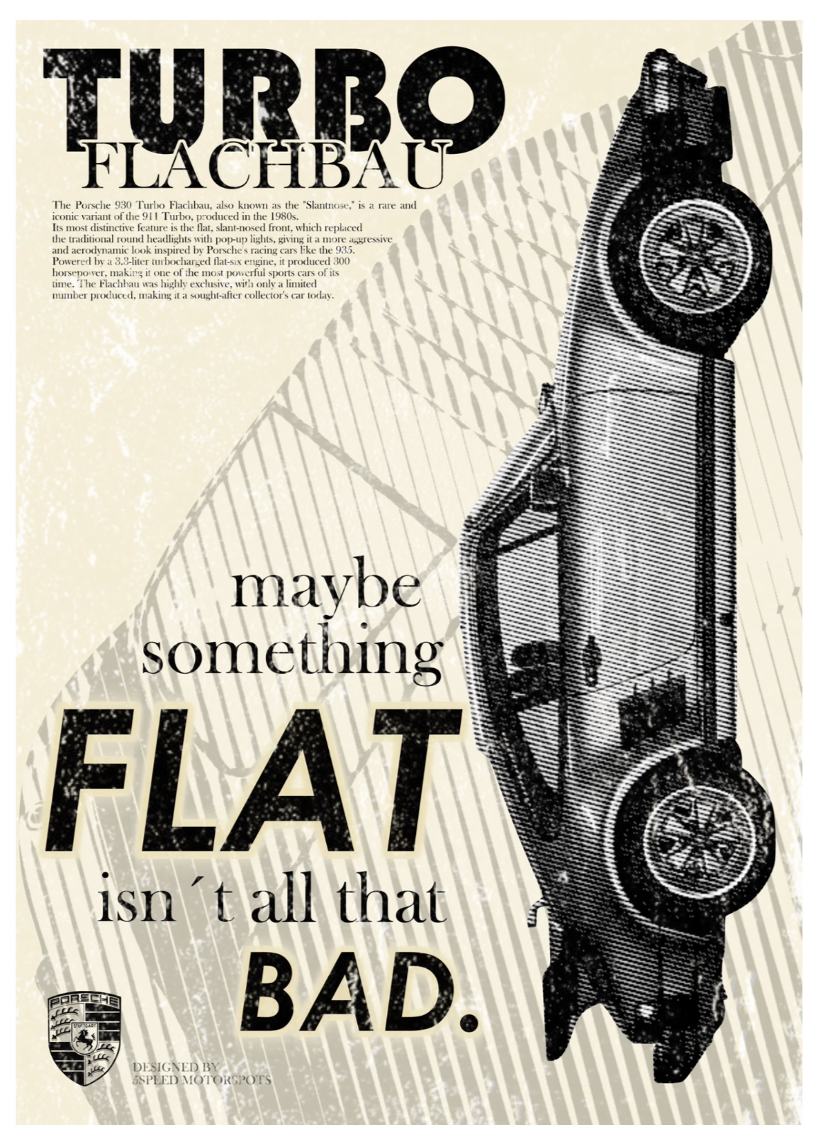"FLATNOSE" poster
