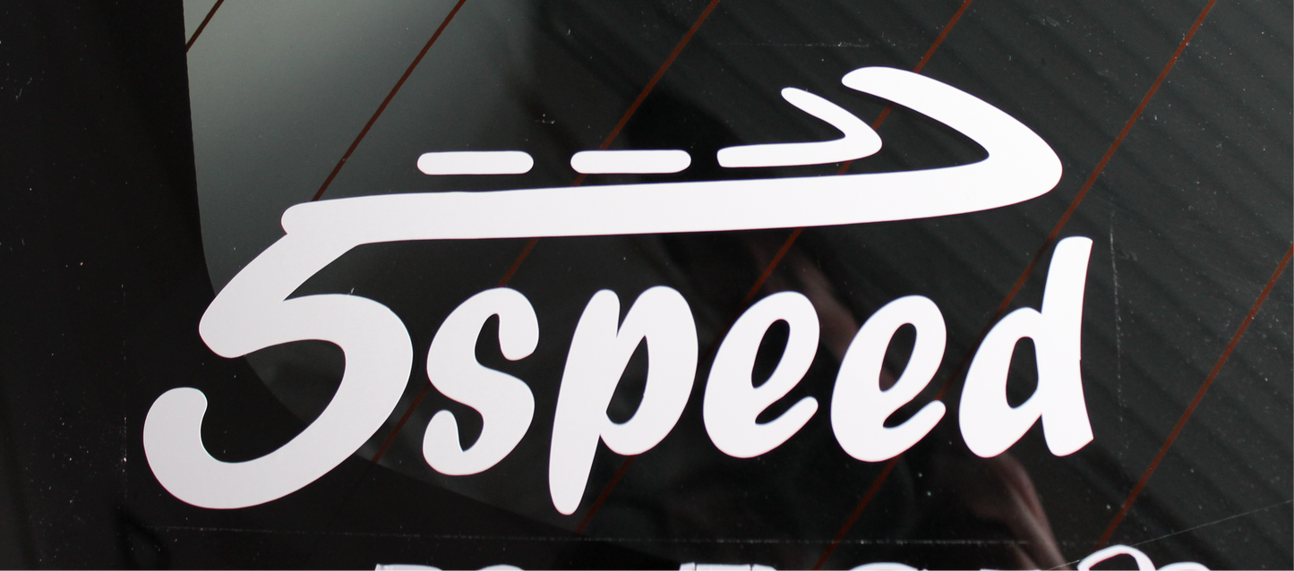 Sticker 5Speed Die-Cut