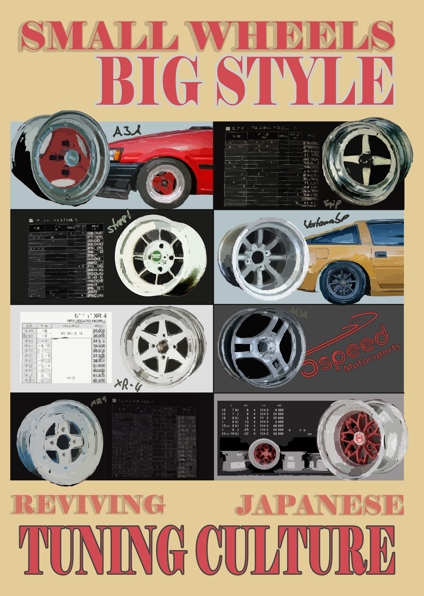 "SMALL WHEELS" poster