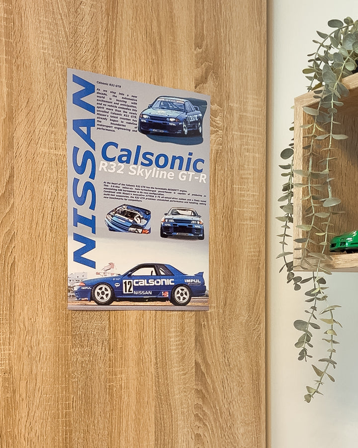 "Calsonic R32" Poster