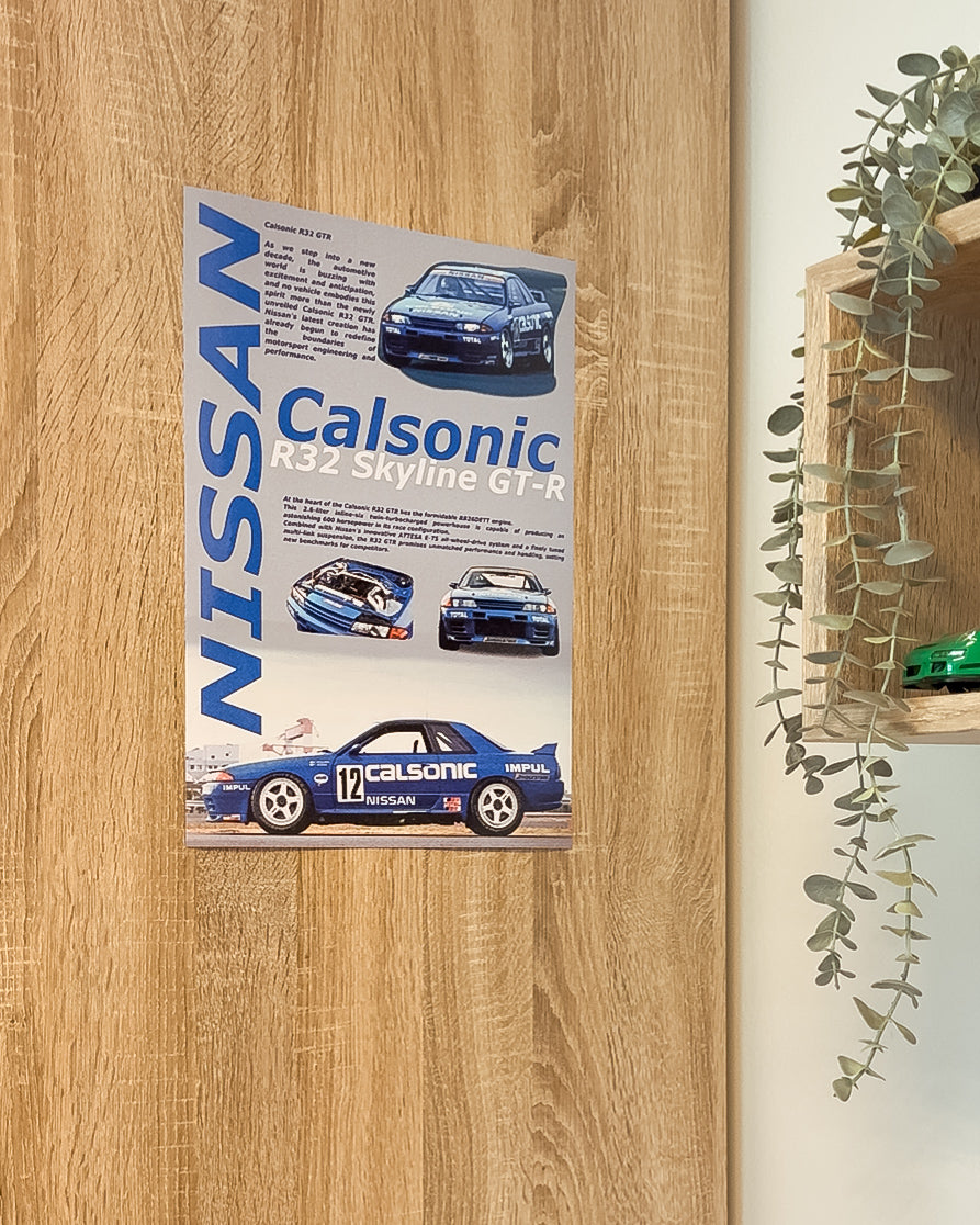 "Calsonic R32" poster